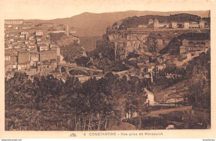 B063 Algeria Constantine Vue prise de Mansourah vintage postcard