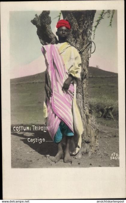 CPA Tripolis Tripoli Libyen, Costumi Tripolini, Castigo