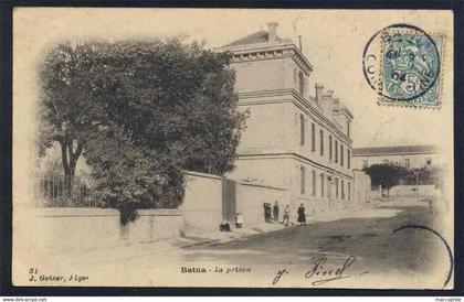 ALGERIE - BATNA - CONSTANTINE / 1904 CPA LA PRISON (ref 8748e)