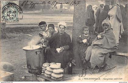 Algérie - SKIKDA Philippeville - Gargottier ambulant