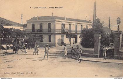 Algérie - CHÉRAGAS - Place Malakoff - Ed. Caldéro 5