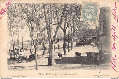 Algérie - FOUKA - La place des fontaines