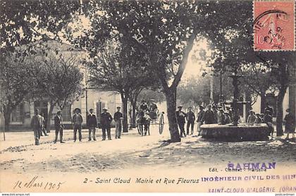 Algérie - SAINT CLOUD Gdyel - Mairie et Rue Fleurus