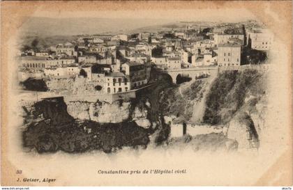CPA ALGERIA CONSTANTINE Constantine prise de l'Hopital Civil (1088770)
