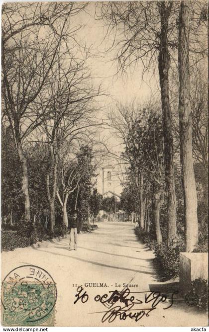 CPA ALGERIA GUELMA Le Square (1146120)
