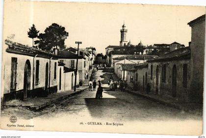 CPA ALGERIA Guelma-Rue Scipion (237704)