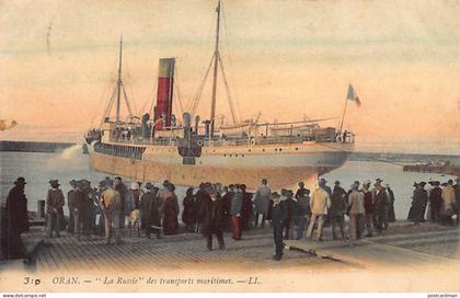 Algérie - ORAN - Bateau La Russie des Transports Maritimes - Ed. LL Lévy 310
