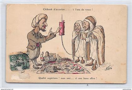 Algérie - Illustrateur CHAGNY - Chibouk d'occasion... à l'eau de roses - Ed. L. Chagny