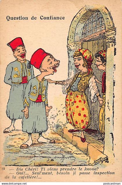 Algérie - Illustrateur Chagny - Tirailleurs rendant visite aux prostitués - Ed. Chagny 12