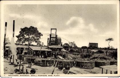 CPA Rhodesien Simbabwe, Small-workers mine plant