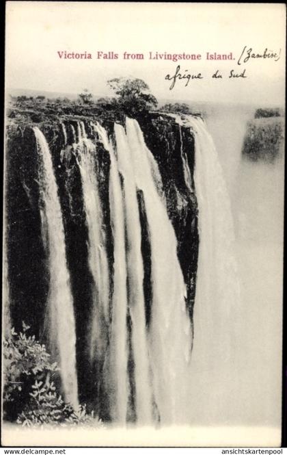 CPA Simbabwe, Victoriafälle von Livingstone Island