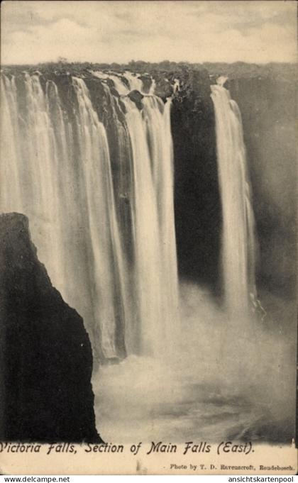 CPA Victoria Falls Simbabwe, Blick auf die Wasserfälle