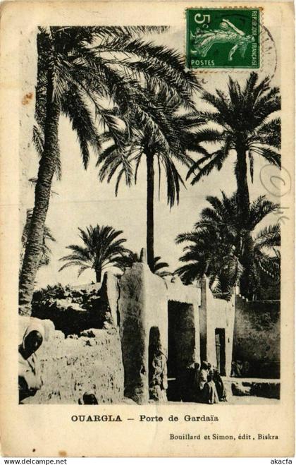 CPA ALGERIA Ouargla Porte de Gardaia (749038)