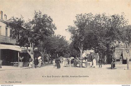 Algérie - SAÏDA - Avenue Gambetta - Ed. E. Pascal 4
