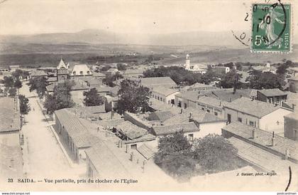 Algérie - SAIDA Vue partielle, prise du clocher de l'église