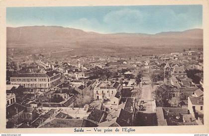 Algérie - SAÏDA - Vue prise de l'église - Ed. Combier