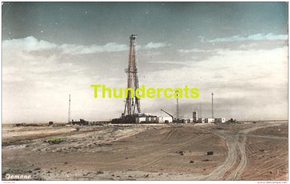 CPA PHOTO OUARGLA HASSI MESSAOUD UNE SONDE IDECO SUPER DE LA CFP