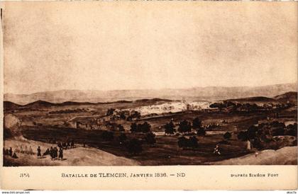 CPA ALGERIA TLEMCEN Bataille de Tlemcen - 1836 (1357303)