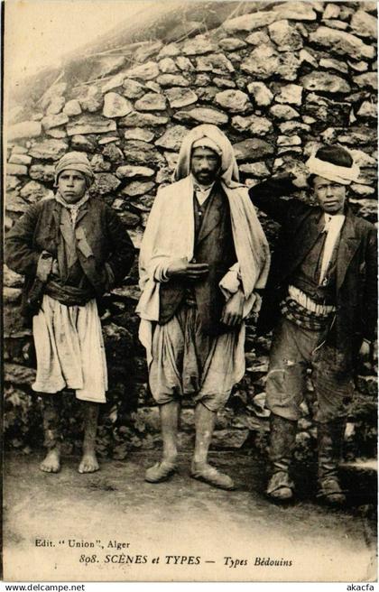 CPA ALGERIA Types Bedouins - Scenes et Types (856298)