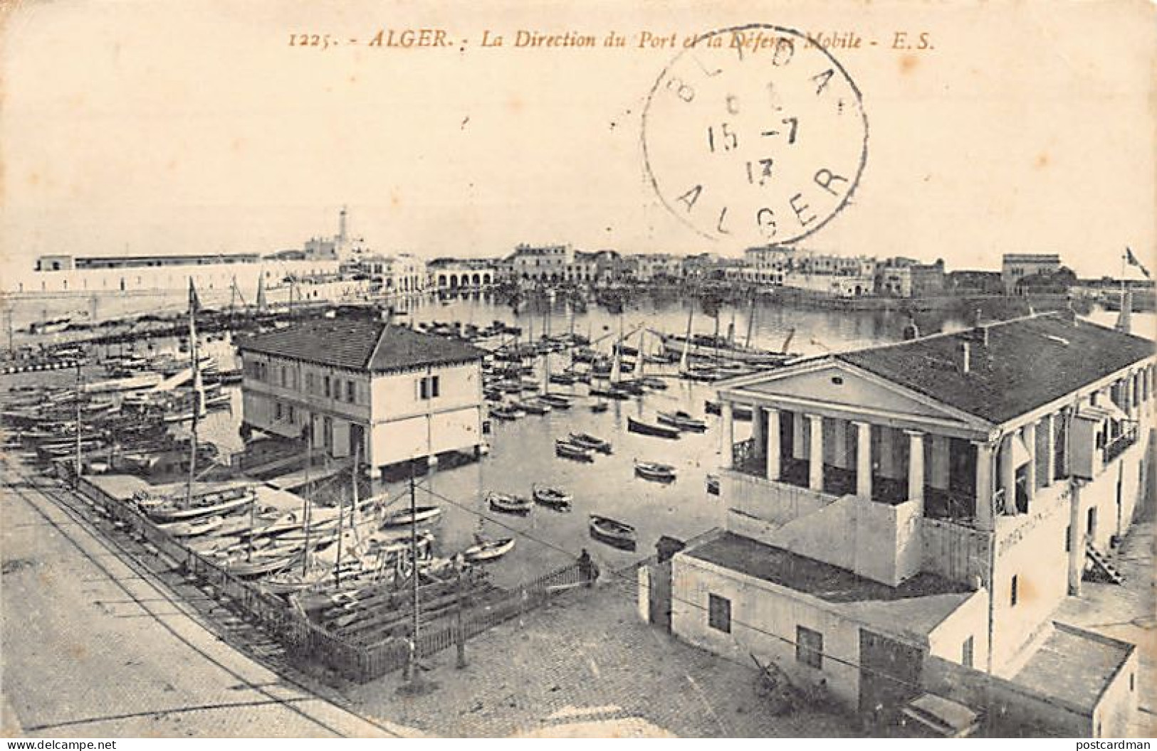 Algérie - ALGER - La direction du port et la défense mobile