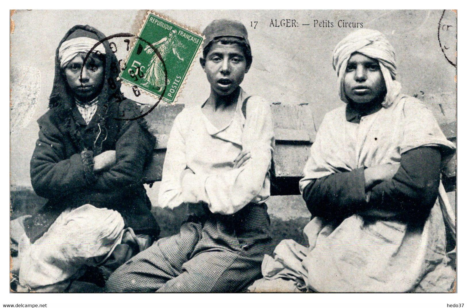 Algérie - Alger - Petits Cireurs