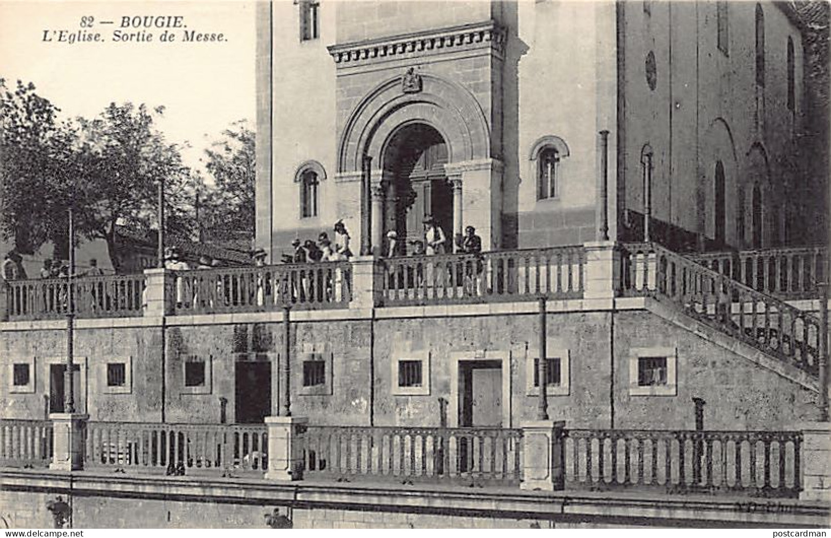 Algérie - BÉJAÏA Bougie - L'église, Sortie de Messe - Ed. Neurdein ND Phot. 82