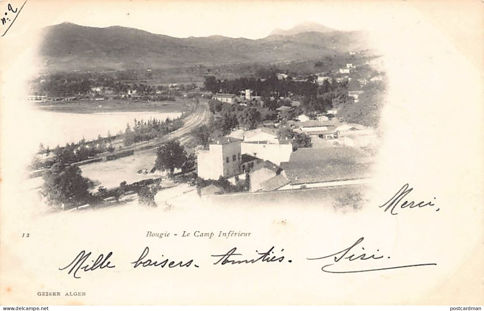 Algérie - BÉJAÏA Bougie - Le camp inférieur - Ed. J. Geiser 12