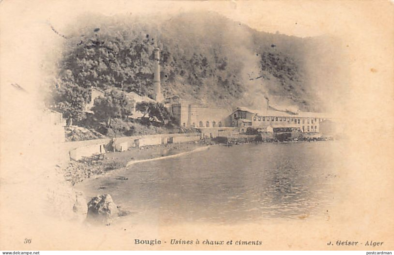 Algérie - BÉJAÏA Bougie - Usine à chaux et ciments