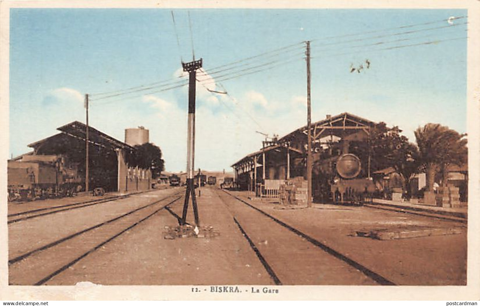 Algérie - BISKRA La Gare - Locomotive