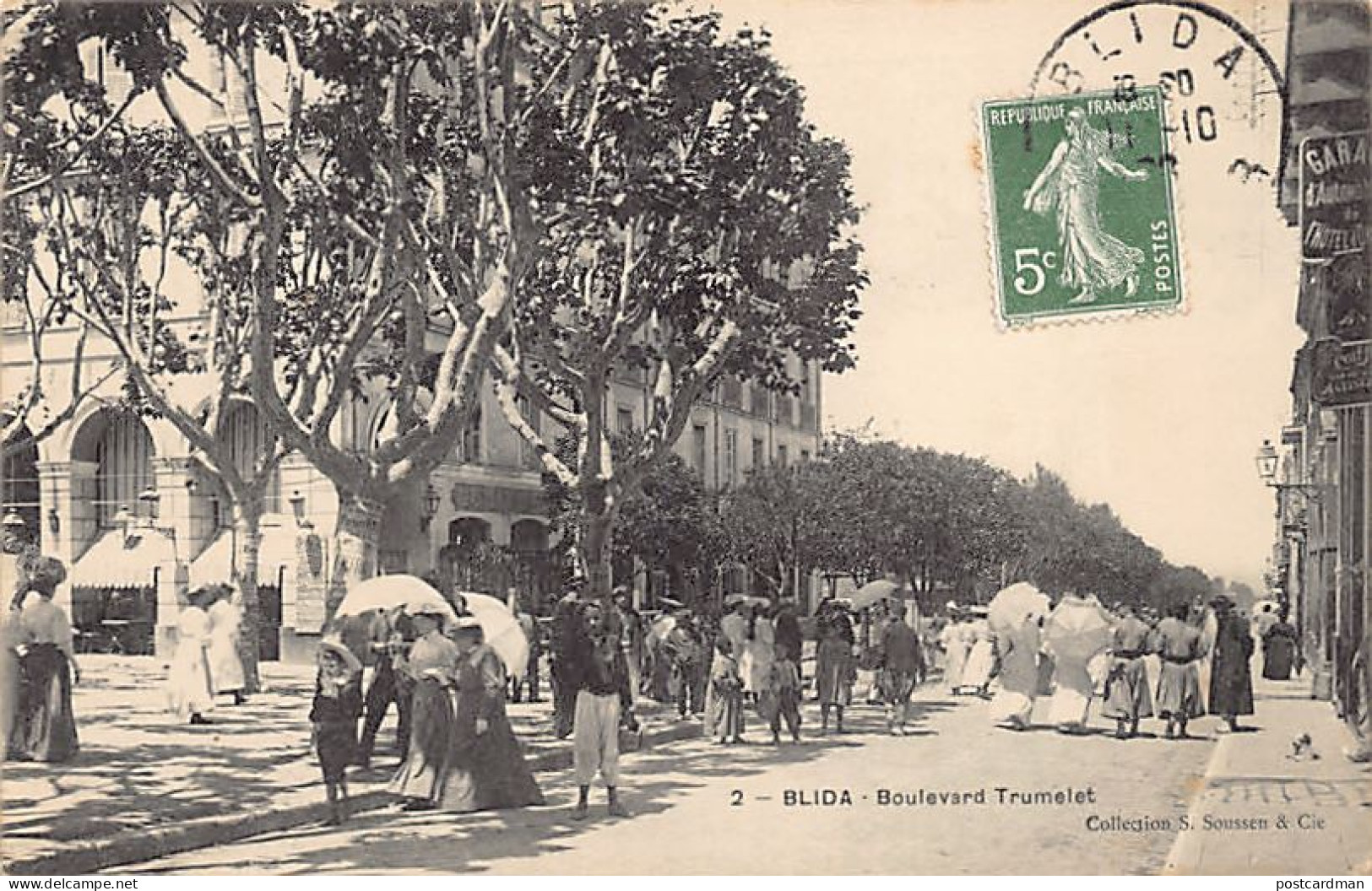Algérie - BLIDA - Boulevard Trumelet