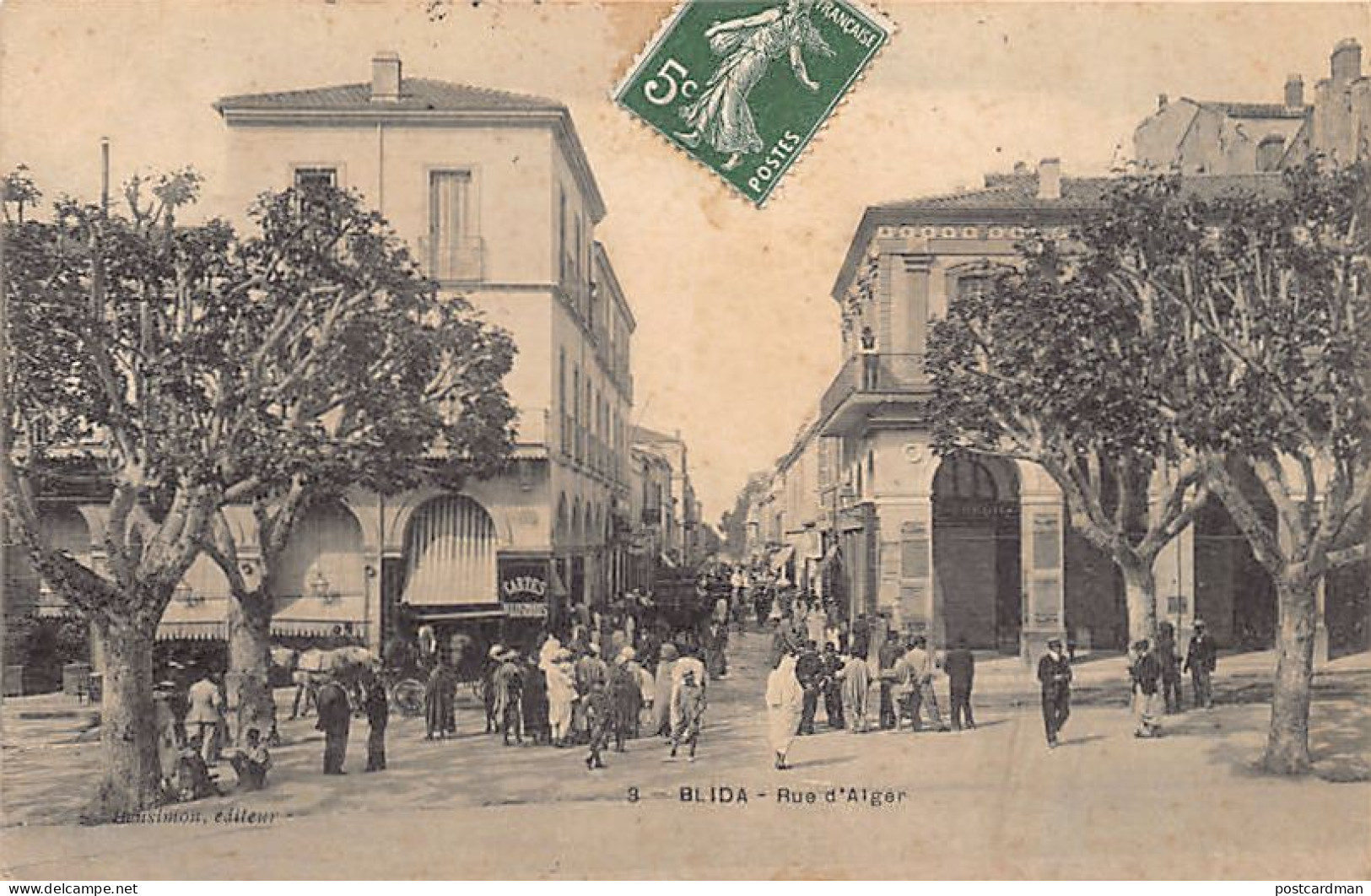 Algérie - BLIDA Rue d'Alger