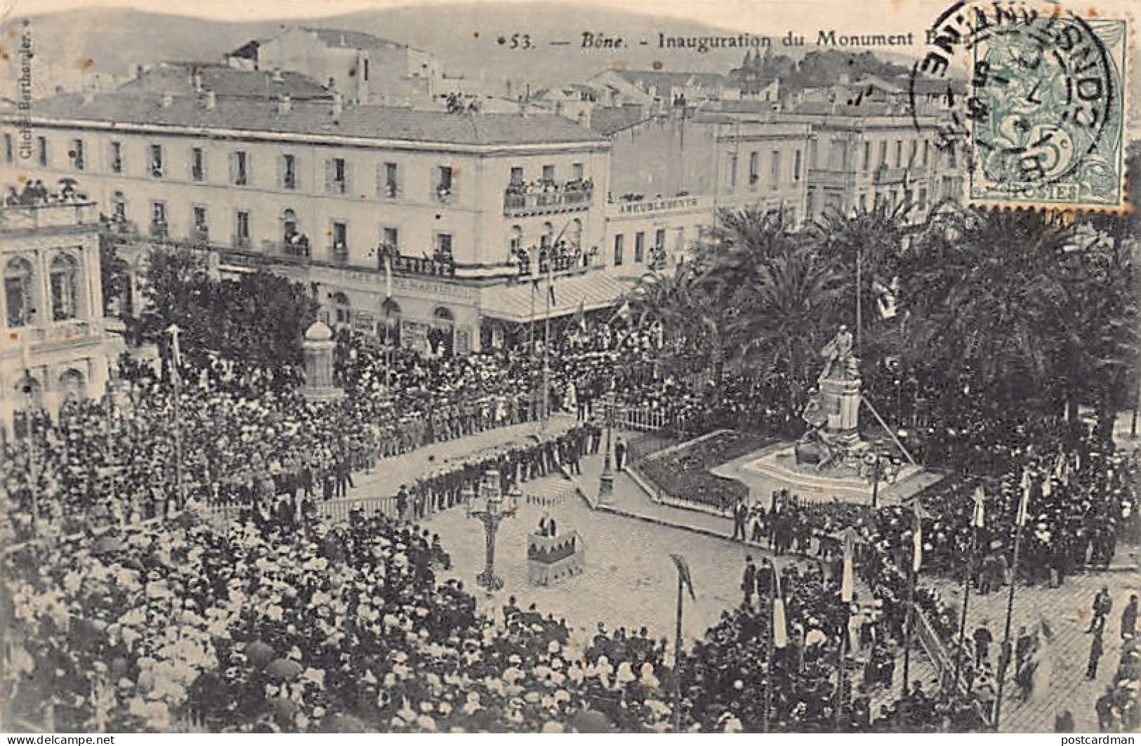 Algérie - BÔNE Annaba - Inauguration du Monument Bertagna