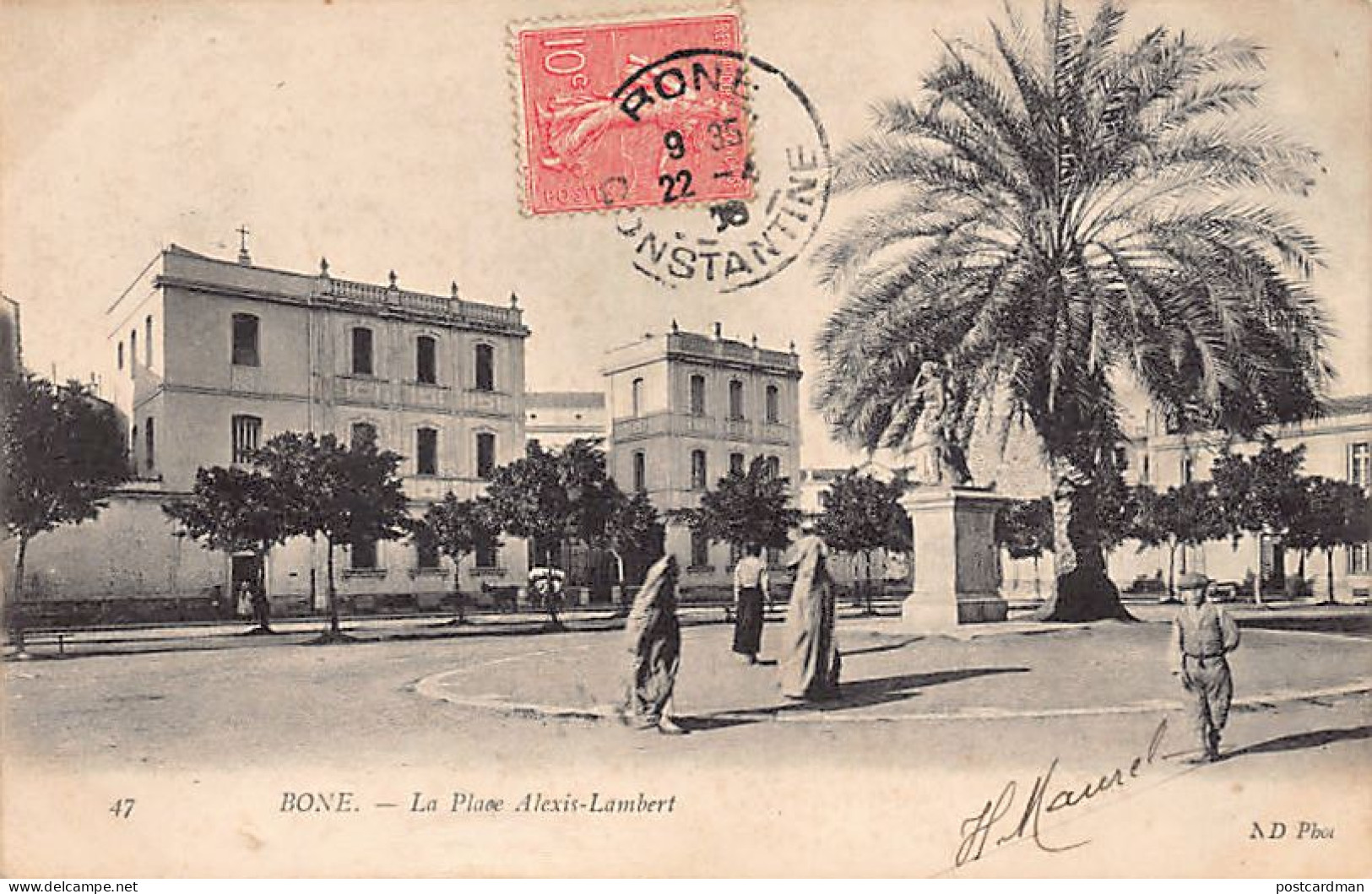 Algérie - BÔNE Annaba - La place Alexis Lambert