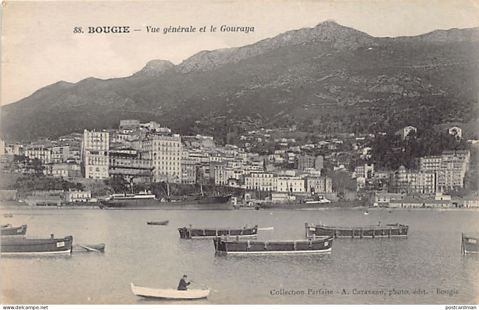 Algérie - BOUGIE Béjaïa - Vue générale et le Gouraya