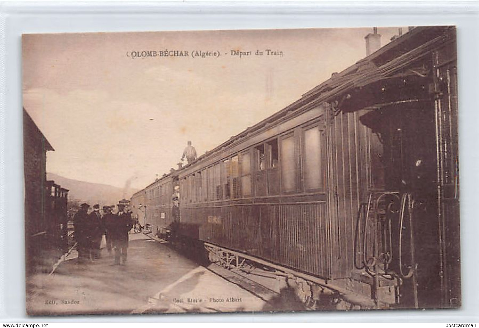 Algérie - COLOMB BÉCHAR - Départ du train