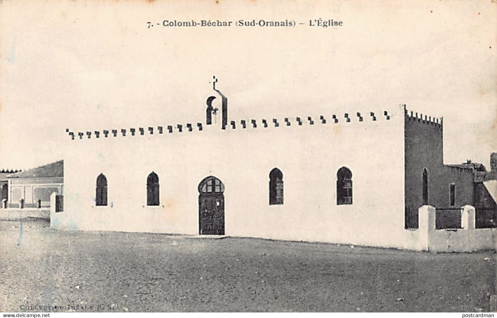 Algérie - COLOMB BÉCHAR - L'église - Ed. Collection Idéale P.S. 7