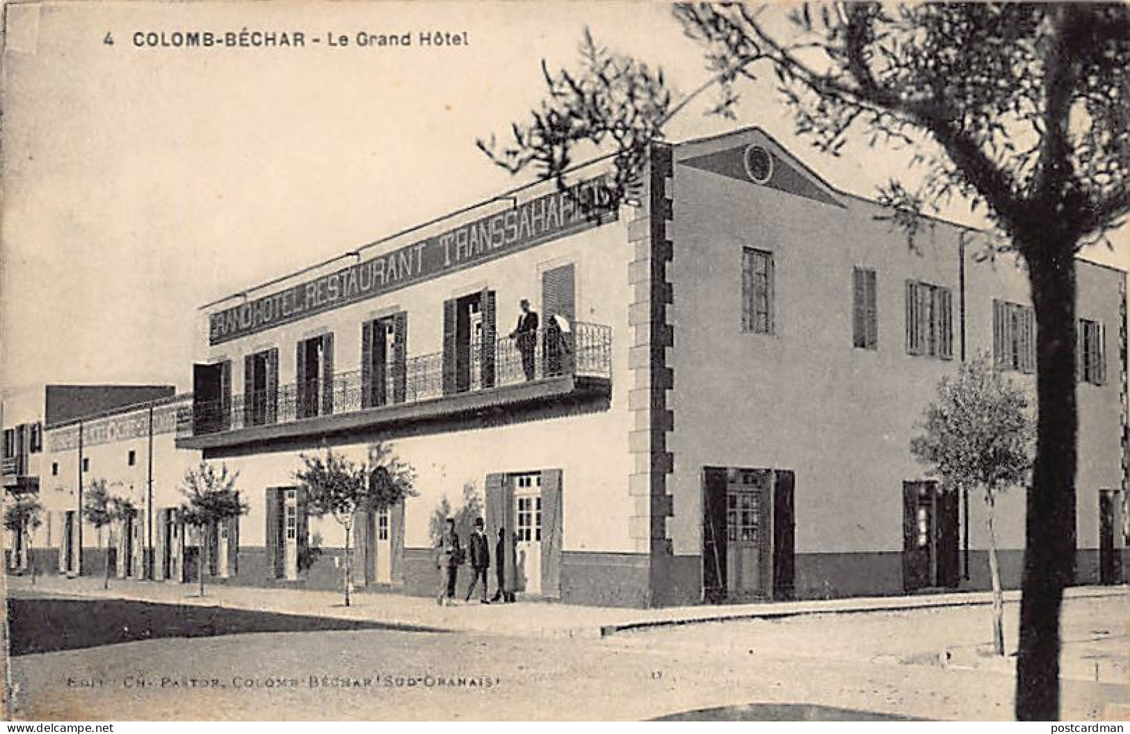 Algérie - COLOMB BÉCHAR - Le Grand Hôtel - Ed. Ch. Pastor 4