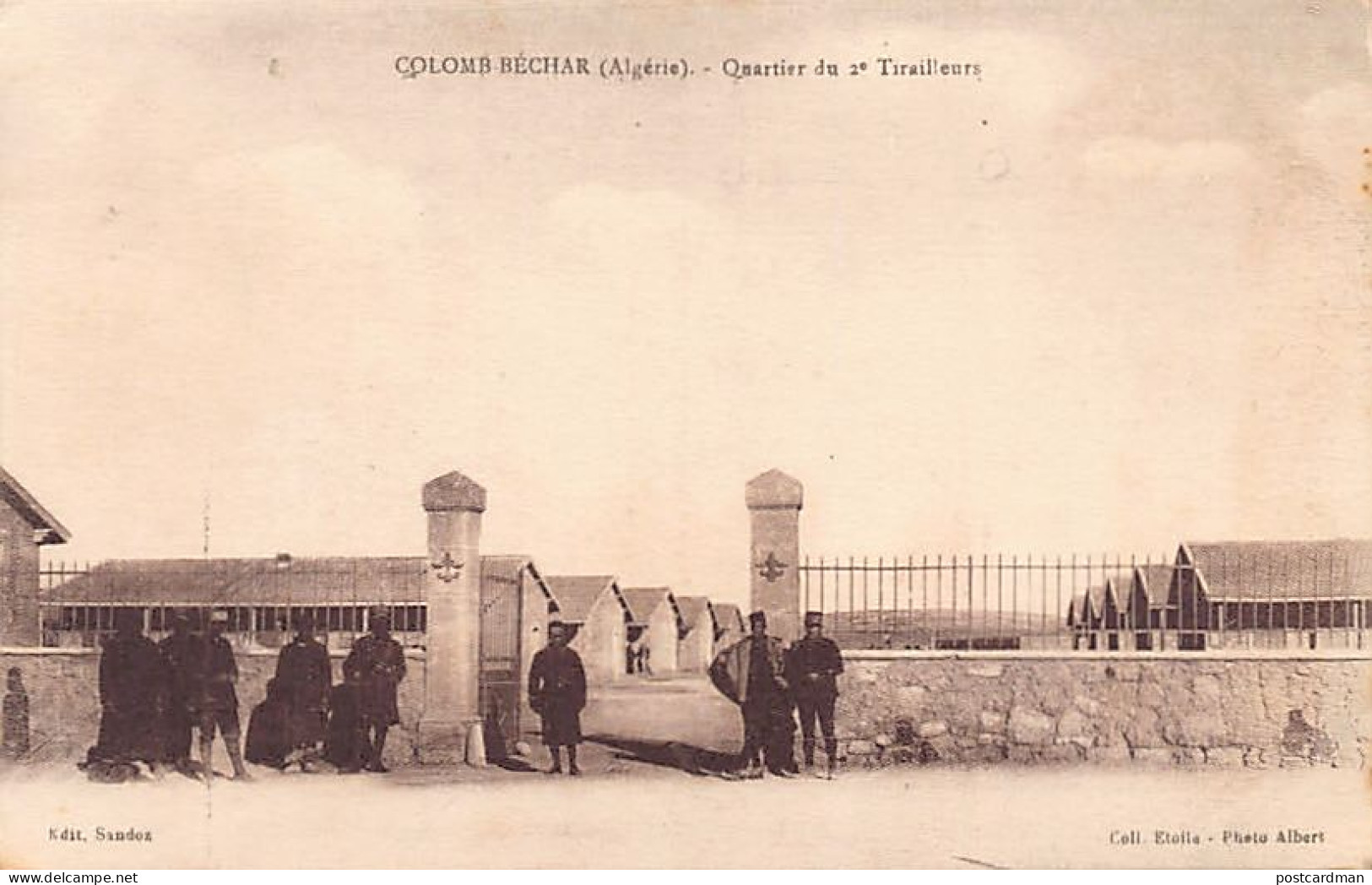 Algérie - COLOMB BÉCHAR - Quartier du 2e Tirailleurs Algériens - Ed. Sandoz