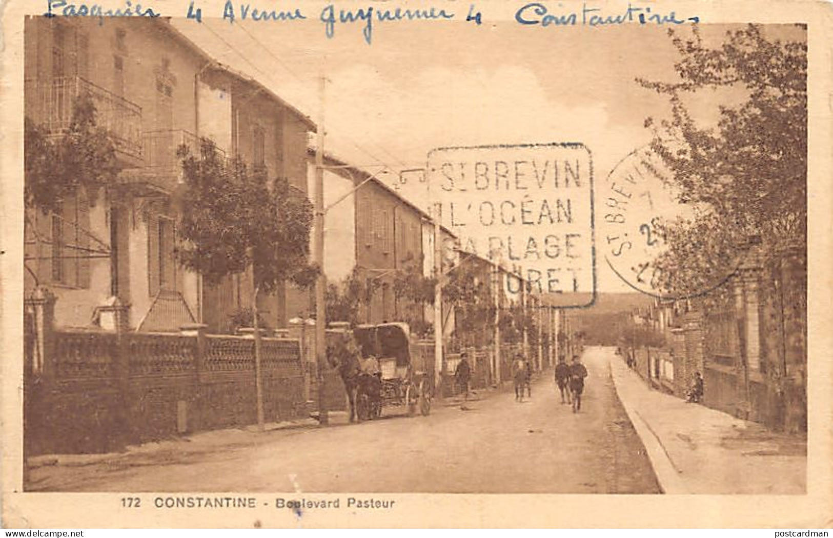 Algérie - CONSTANTINE Boulevard Pasteur