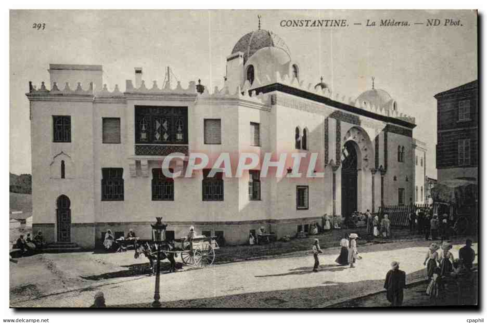 Algerie Constantine CPA La Medersa