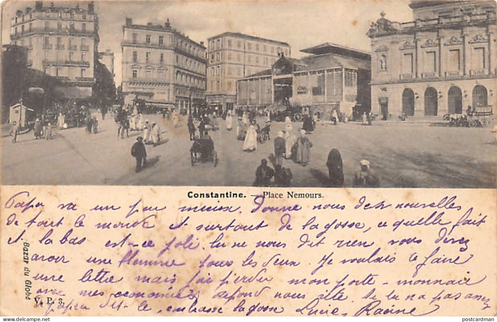 Algérie - CONSTANTINE - Place Nemours