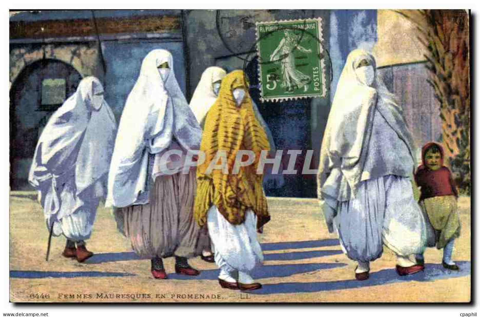 Algerie CPA Femmes mauresques en promenade