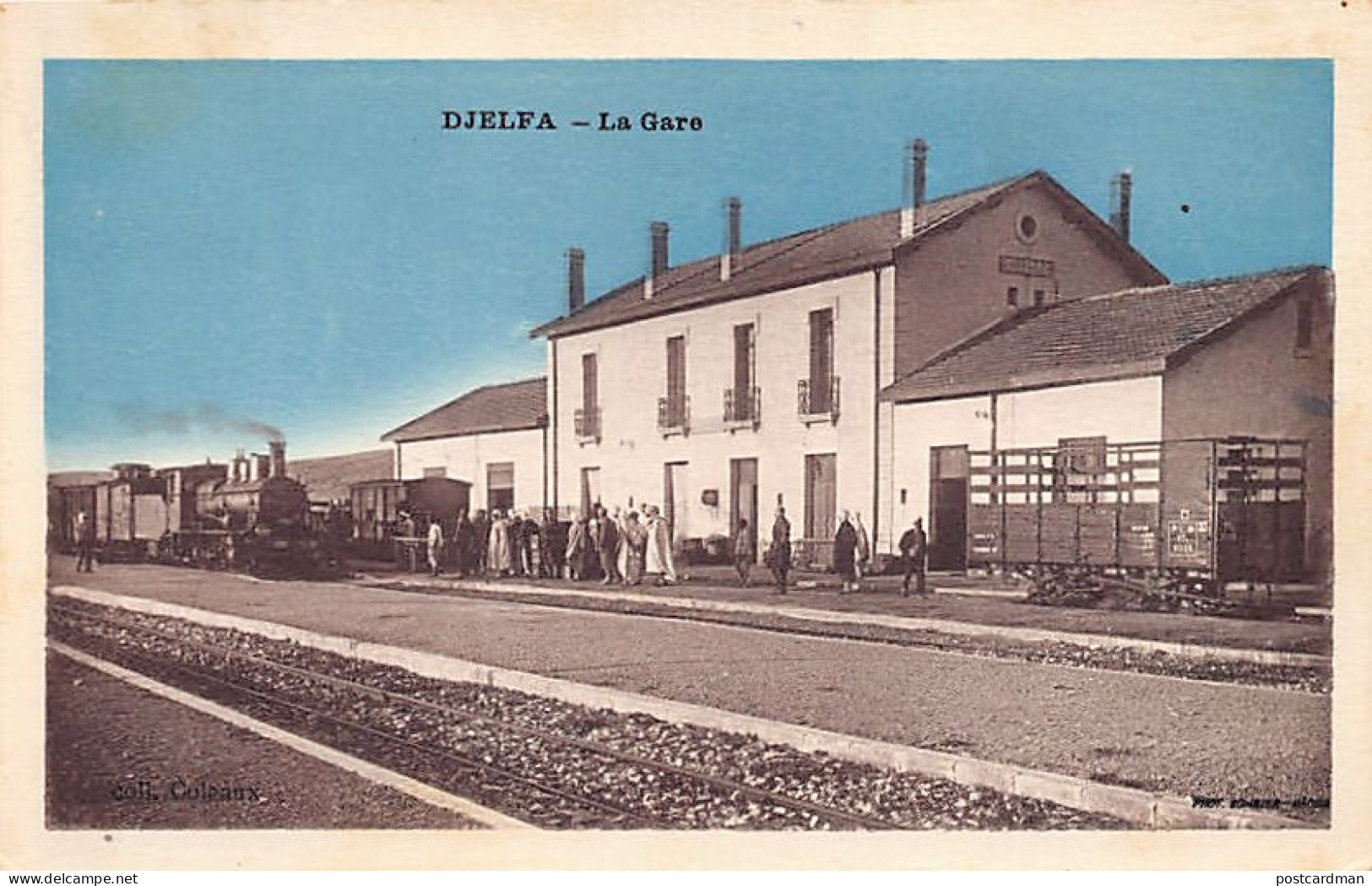 Algérie - DJELFA - La gare - Ed. Combier