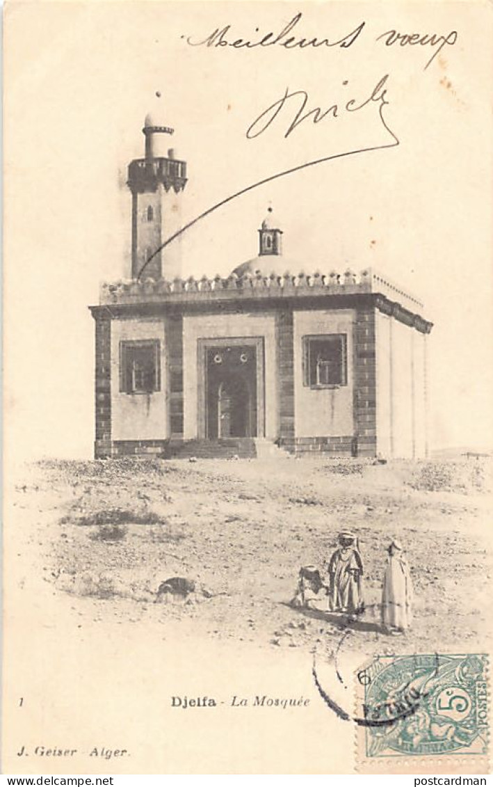 Algérie - DJELFA - La mosquée - Ed. J. Geiser 1