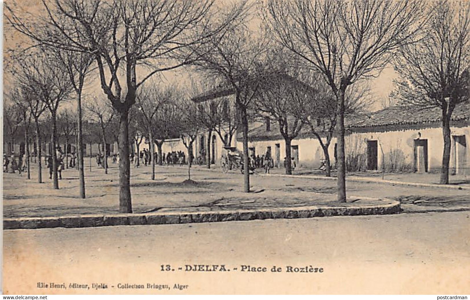 Algérie - DJELFA - Place de la Rozière - Ed. Elie Henri 13