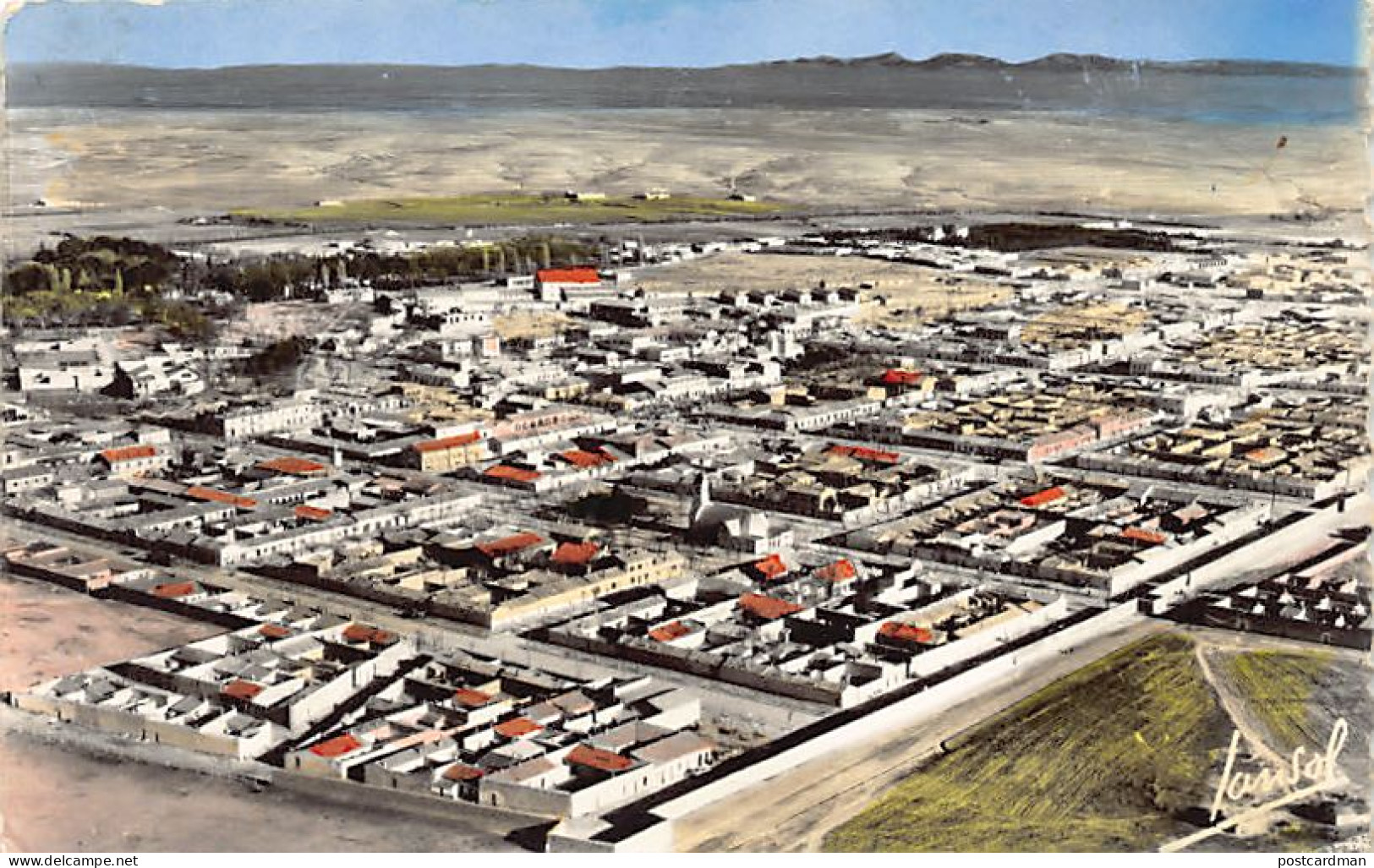 Algérie - DJELFA Vue aérienne