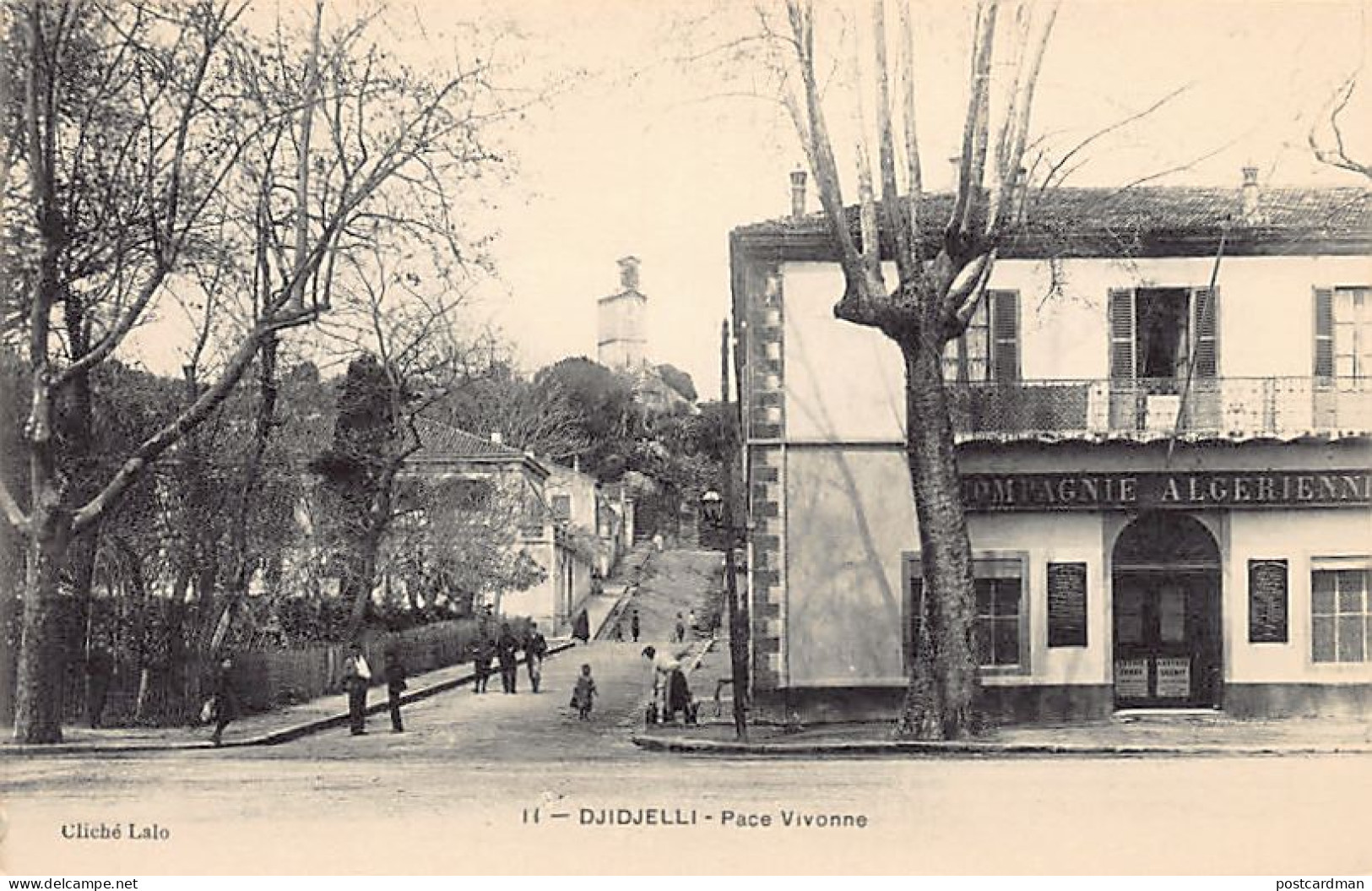 Algérie - DJIDJELLI - Place Vivonne - Compagnie Algérienne - Ed. Lalo 11