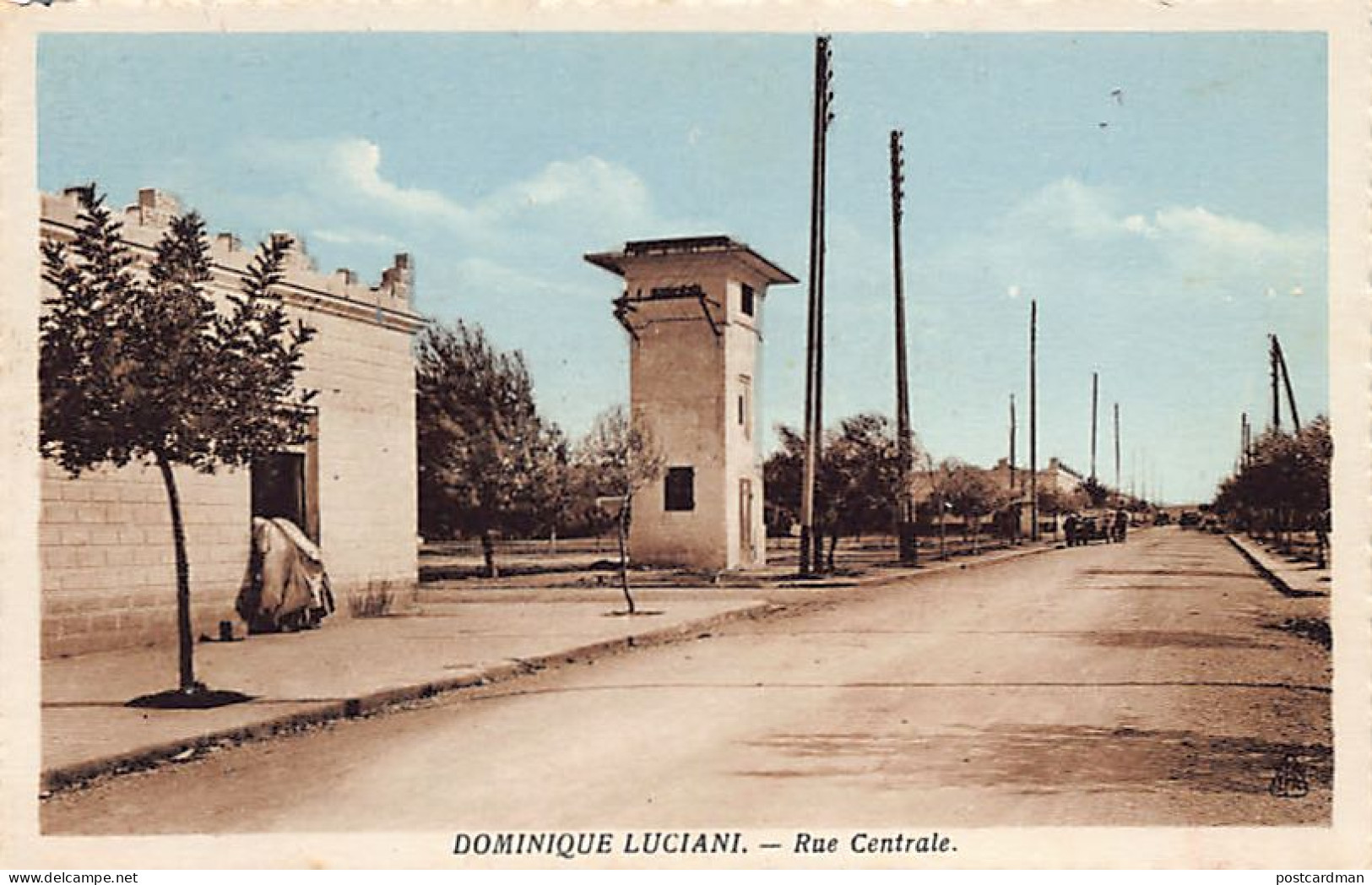 Algérie - DOMINIQUE LUCIANI Takhemaret - Rue Centrale - Ed. Ets. Photo Albert