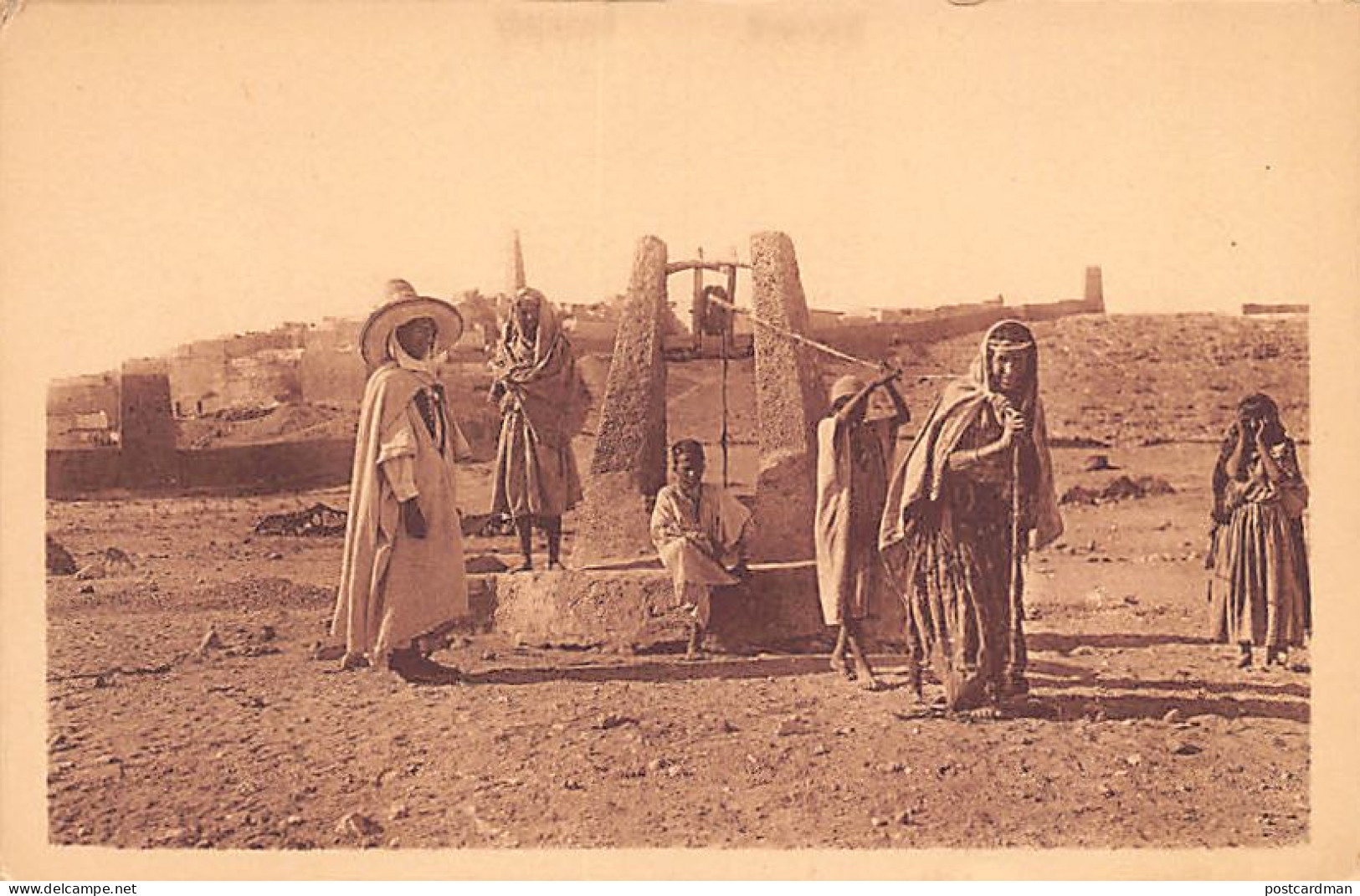 Algérie - GHARDAÏA - Au puits des femmes - Ed. R. Prouho