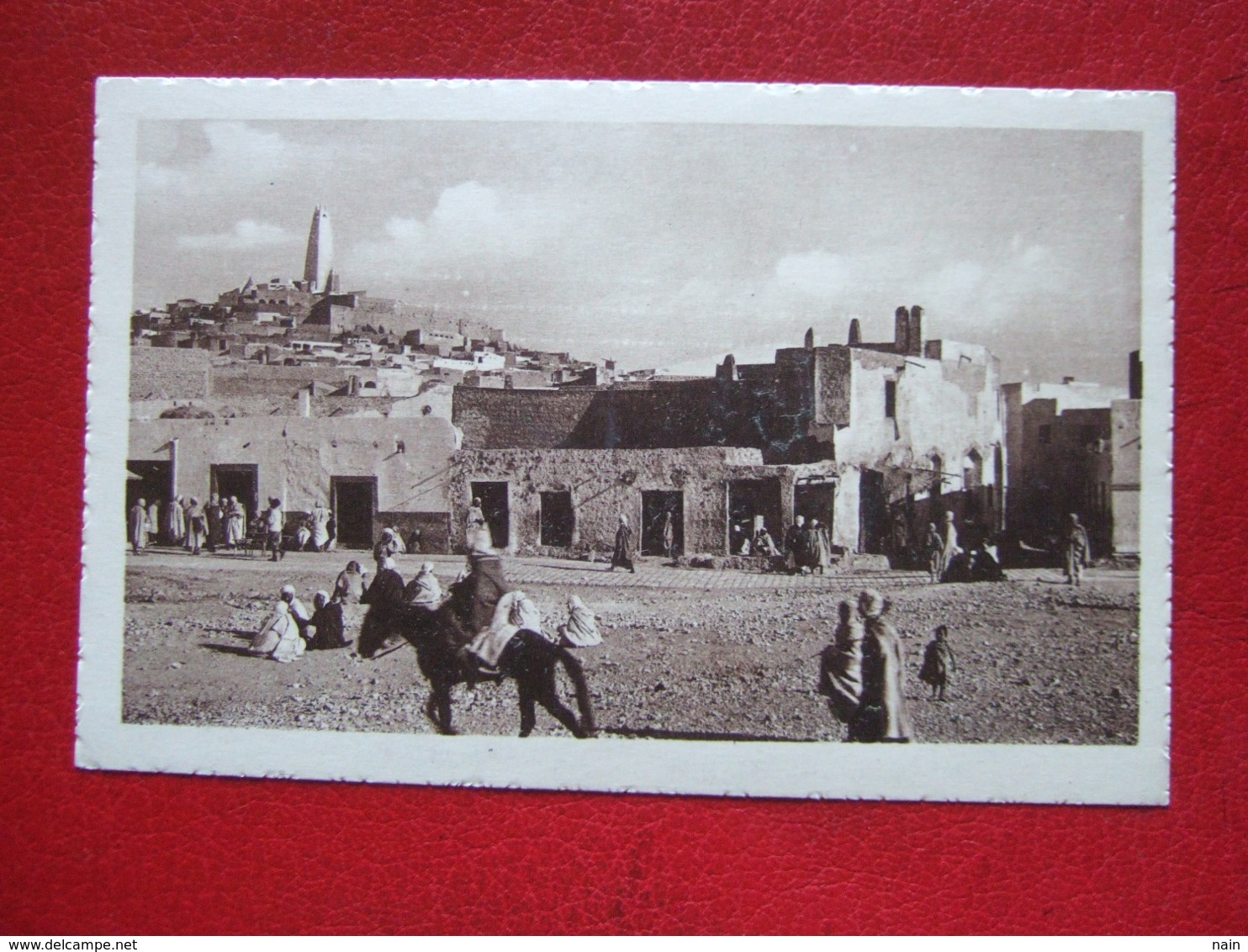 ALGERIE - GHARDAIA - " VUE DE GHARDAIA PRISE DU CIMETIERE " ----- RARE  ---